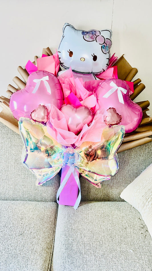 Hello kitty balloon bouquet